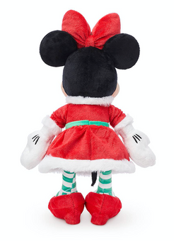 Disney Parks 2020 Christmas Santa Minnie Mouse Medium Plush New with Tag