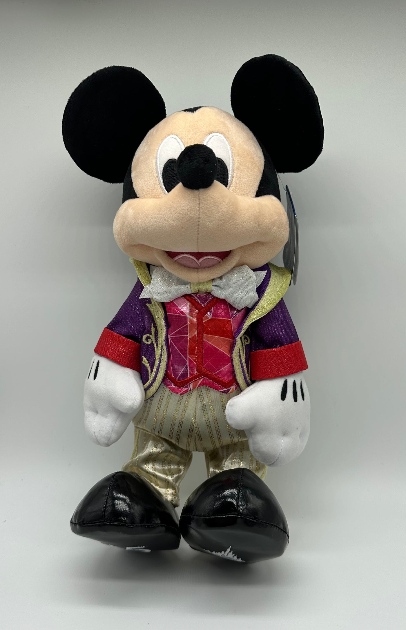 Disney Parks Disneyland Hong Kong 15th Rare Mickey Articulated Plush New with Tag