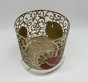 Bath and Body Works 2021 Thanksgiving Turkey 3 Wick Candle Holder New