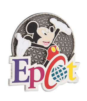 Disney Parks Epcot Spaceship Earth Mickey Pin New with Card
