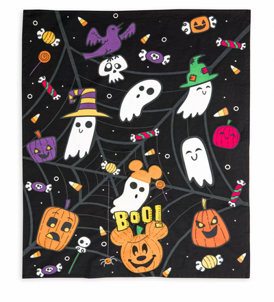 Disney Halloween Mickey Jack-o'-Lanterns Ghosts Boo Kitchen Towel New with Tag