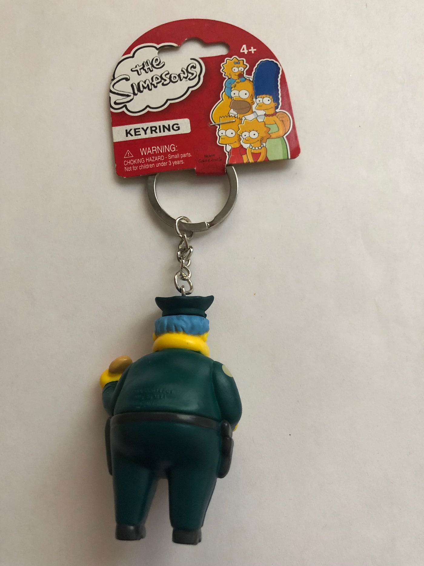 Universal Studios The Simpsons Policeman PVC Figural Keychain New with Tag