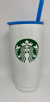Disney Parks 2021 Starbucks Magic Kingdom Castle Tumbler with Straw New