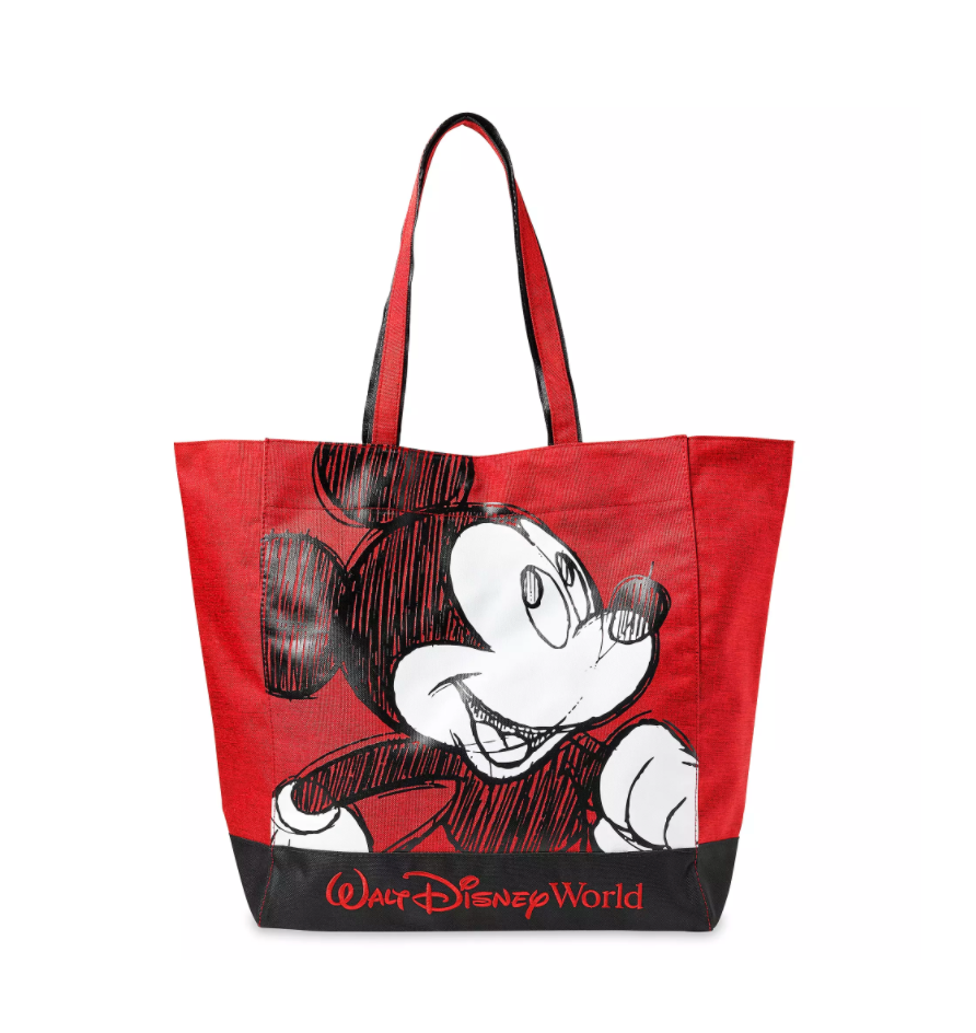 Disney Parks Walt Disney World Mickey Mouse Sketch Tote New with Tag