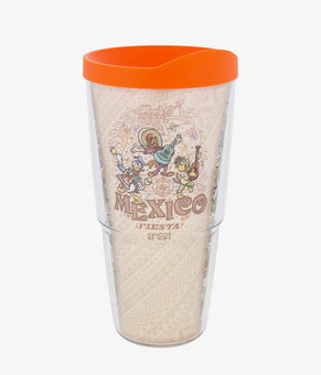 Disney Parks Mexico The Three Caballeros Fiesta Tervis 24 oz Tumbler New