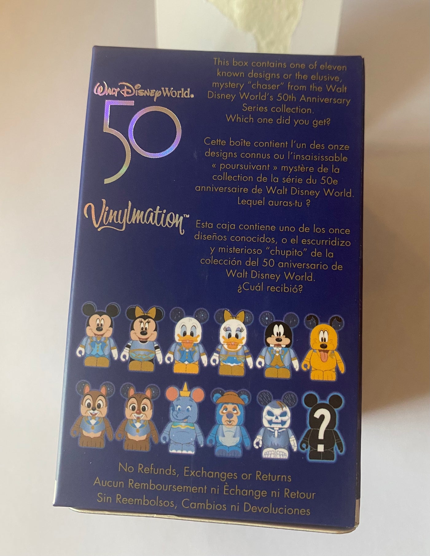 Disney Pluto Vinylmation Walt Disney World 50th Anniversary New Opened Box