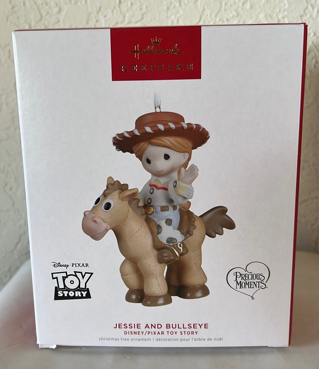 Hallmark 2022 Disney Precious Moments Toy Story Jessie Bullseye Ornament New Box
