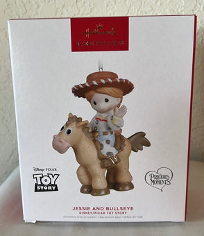 Hallmark 2022 Disney Precious Moments Toy Story Jessie Bullseye Ornament New Box