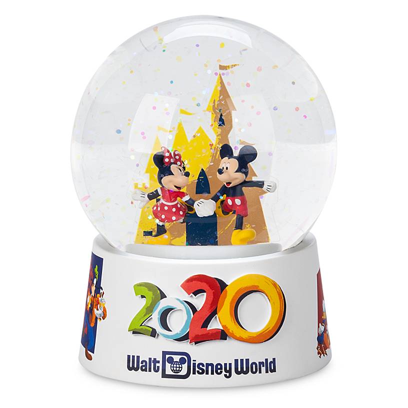 Disney Parks Mickey and Minnie Mini Snowglobe Walt Disney World 2020 New