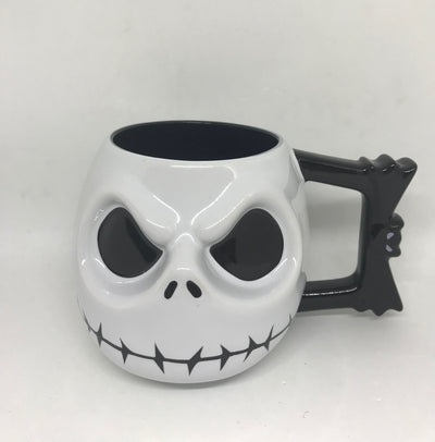 Disney Parks Jack Skellington Handle Ceramic Coffee Mug New