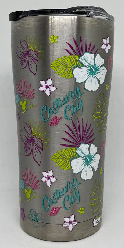 Disney Cruise Line Castaway Cay 20oz Tervis Stainless Tumbler with Lid New
