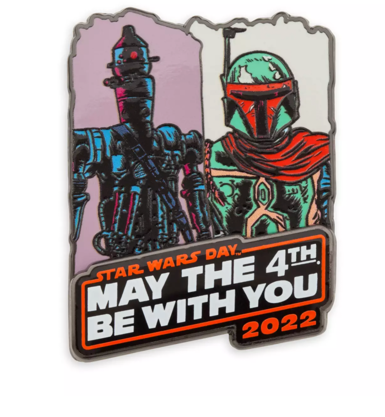 Disney Star Wars May the 4th Be With You 2022 Boba Fett IG-88 Pin Limited New