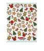 Disney Vintage Mickey Christmas Cookie Cotton Kitchen Towel New with Tag