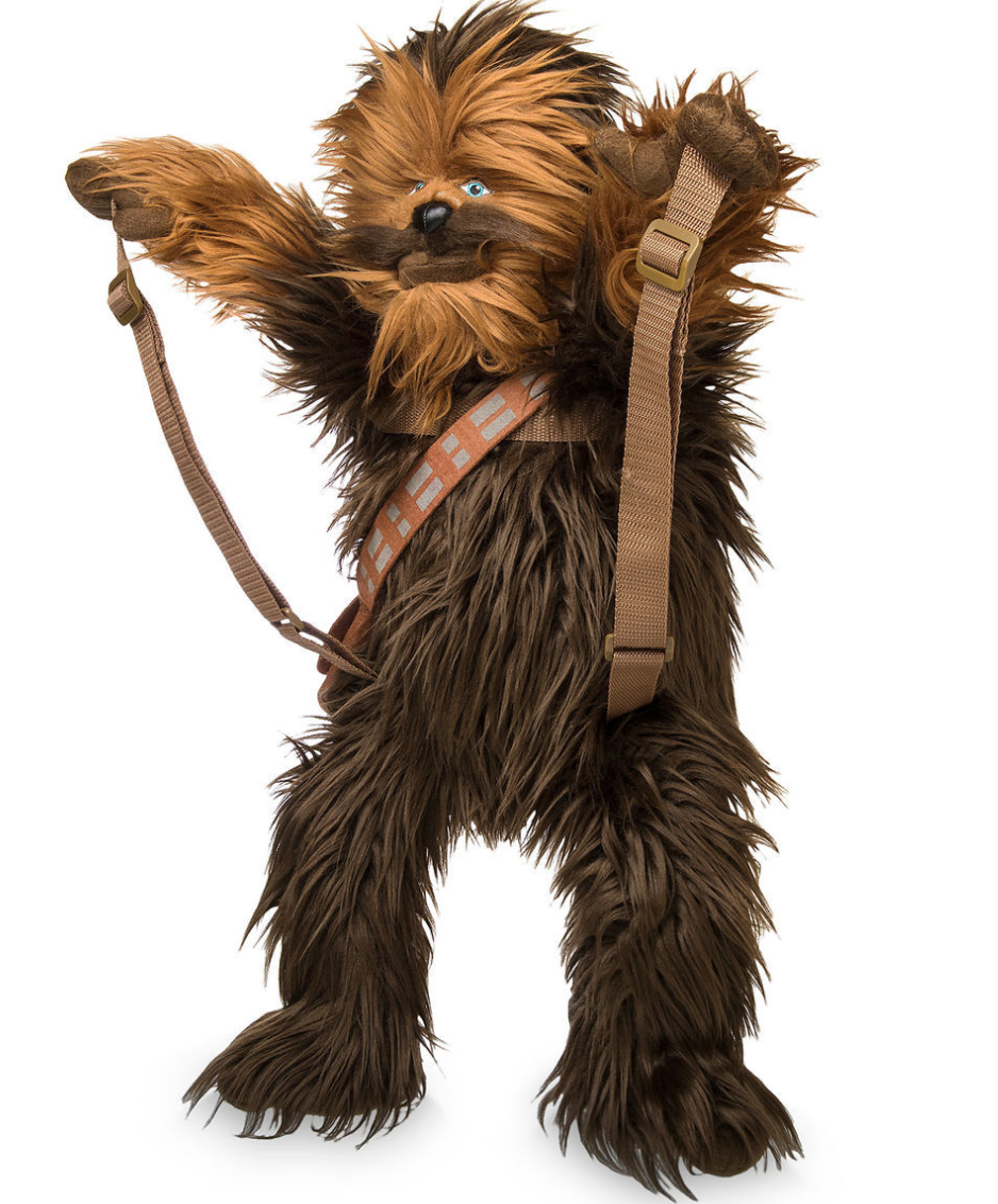 Disney Parks Star Wars Chewbacca Plush Backpack New With Tags