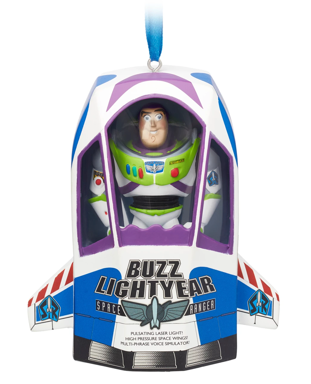 Disney Sketchbook Buzz Lightyear Talking Living Magic Ornament Toy Story New