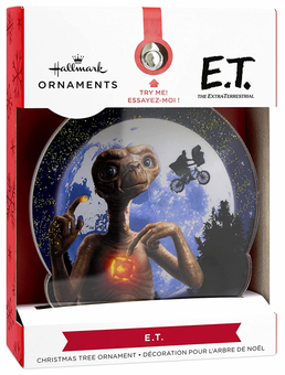 Hallmark E.T. The Extra-Terrestrial Light-UP Christmas Ornament New with Box