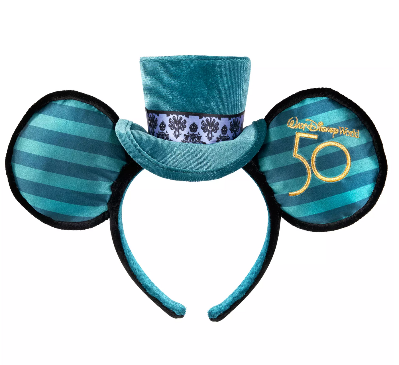 Disney 50th Mickey Attraction The Haunted Mansion Ear Headband for Adults New