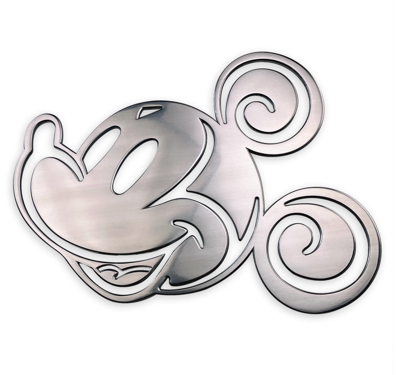 Disney Eats Mickey Face Metal Trivet New