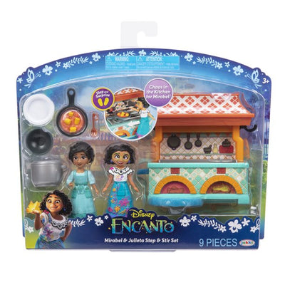 Disney Encanto Mirabel & Julieta Step & Stir Small Doll Kitchen Playset New Box