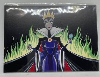 Disney Parks The Sleeping Death by Rabideaux Postcard Wonderground Gallery New