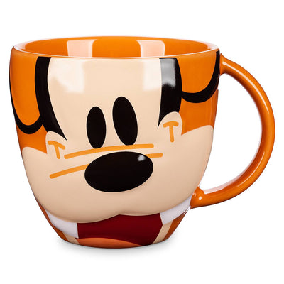 Disney Parks Mouse Ware Goofy Face 3D Ceramic Mug New