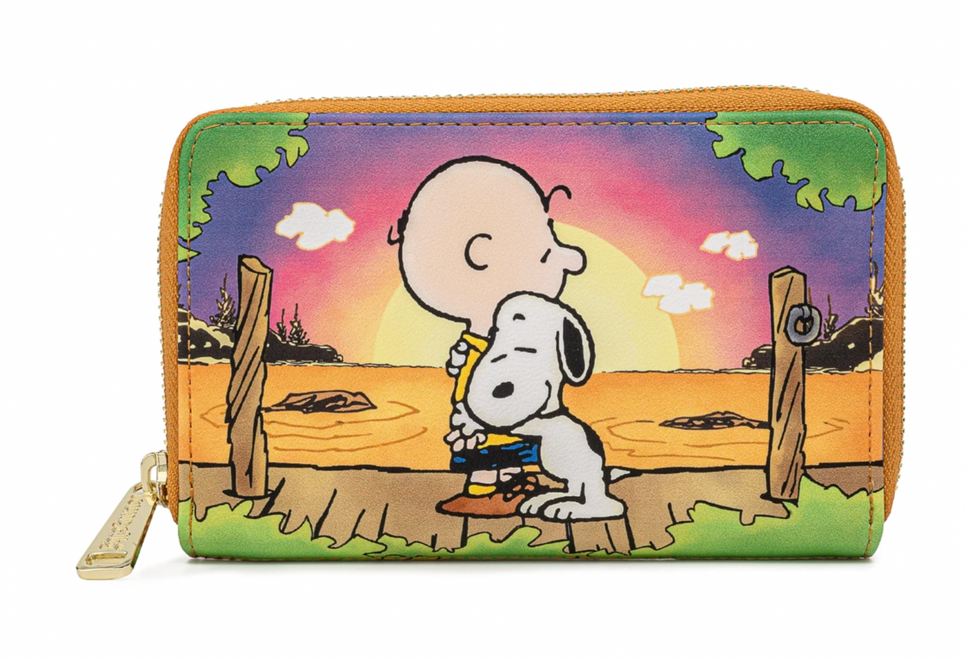 Hallmark Peanuts Charlie Brown and Snoopy Sunset Wallet New with Tag