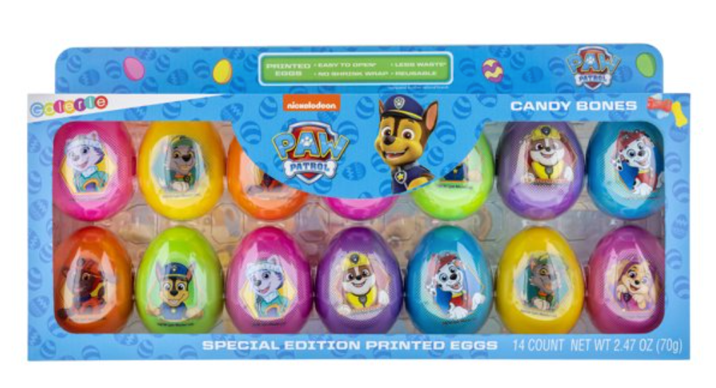 Nickelodeon Paw Patrol 14 Special Edition Printed Eggs with Candy New with Box
