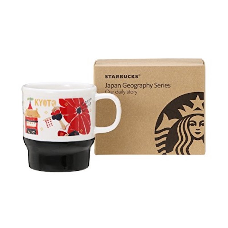 Starbucks Japan Geography Series City Mug - Kyoto New with Box