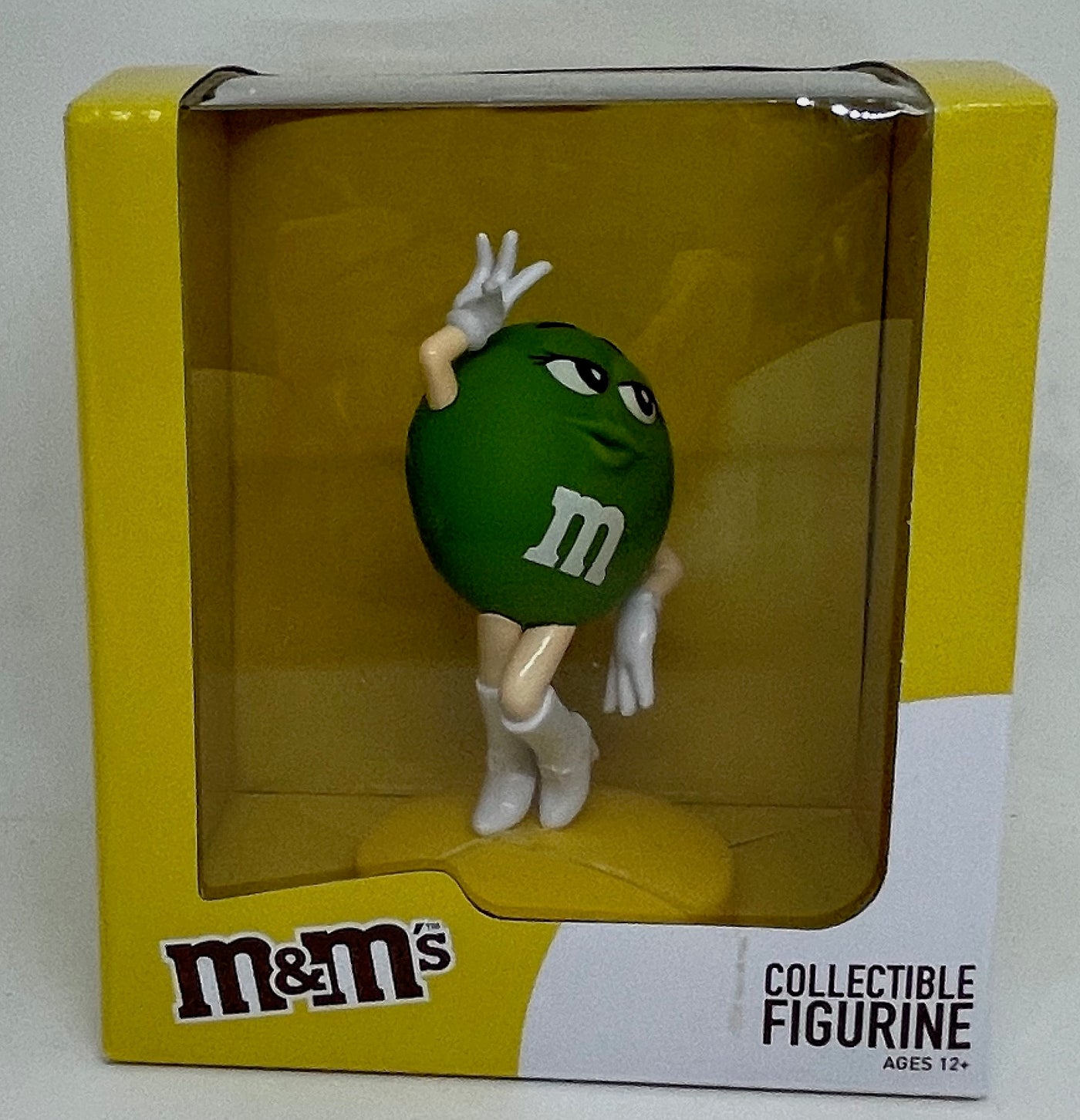M&M's World Green Collectible Figurine New With Box