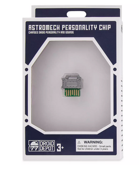 Disney Star Wars Galaxy's Silver Droid Depot Astromech Personality Chip New Box