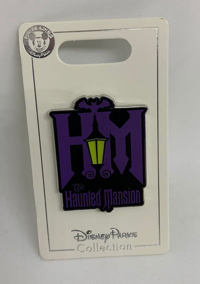 Disney Parks The Haunted Mansion Logo Pin New