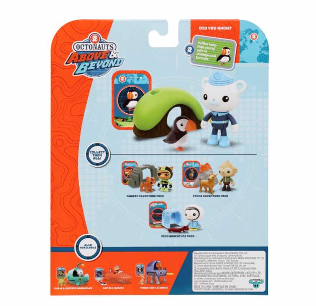 Octonauts Above & Beyond Captain Barnacles Adventure Pack Toy Set Octonauts Above & Beyond Captain Barnacles Adventure Pack Toy Set
