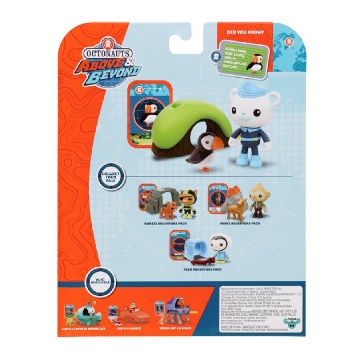 Octonauts Above & Beyond Captain Barnacles Adventure Pack Toy Set New with Box