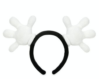 Disney Parks Mickey Mouse Gloves Ear Headband One Size New with Tag