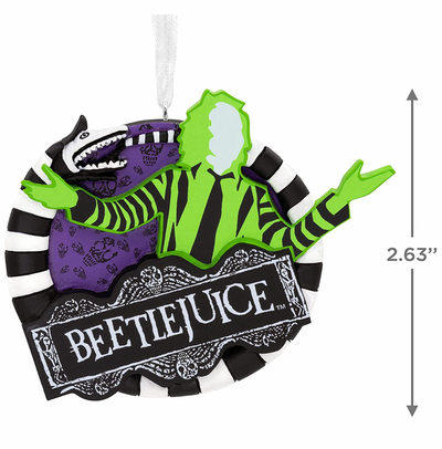 Hallmark Beetlejuice Halloween Christmas Ornament New With Box