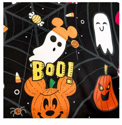 Disney Halloween Mickey Jack-o'-Lanterns Ghosts Boo Kitchen Towel New with Tag