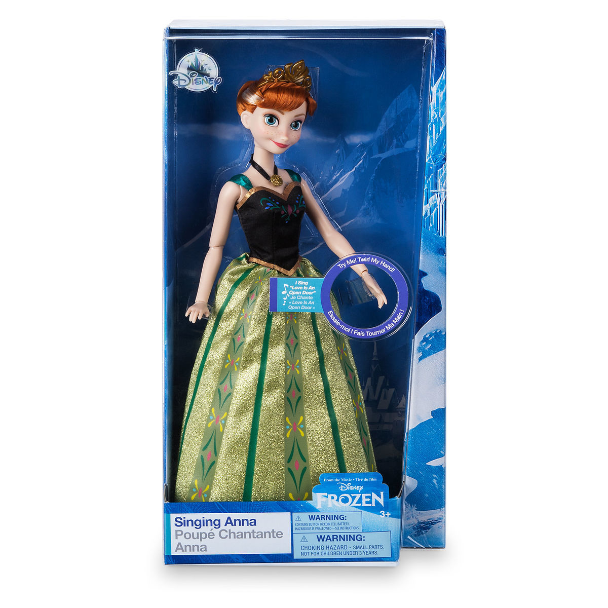 Disney Anna from Frozen Love is an Open Door Singing Doll New with Box