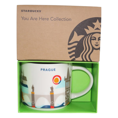 Starbucks You Are Here Collection Prague Ceramic Coffee Mug New with Box