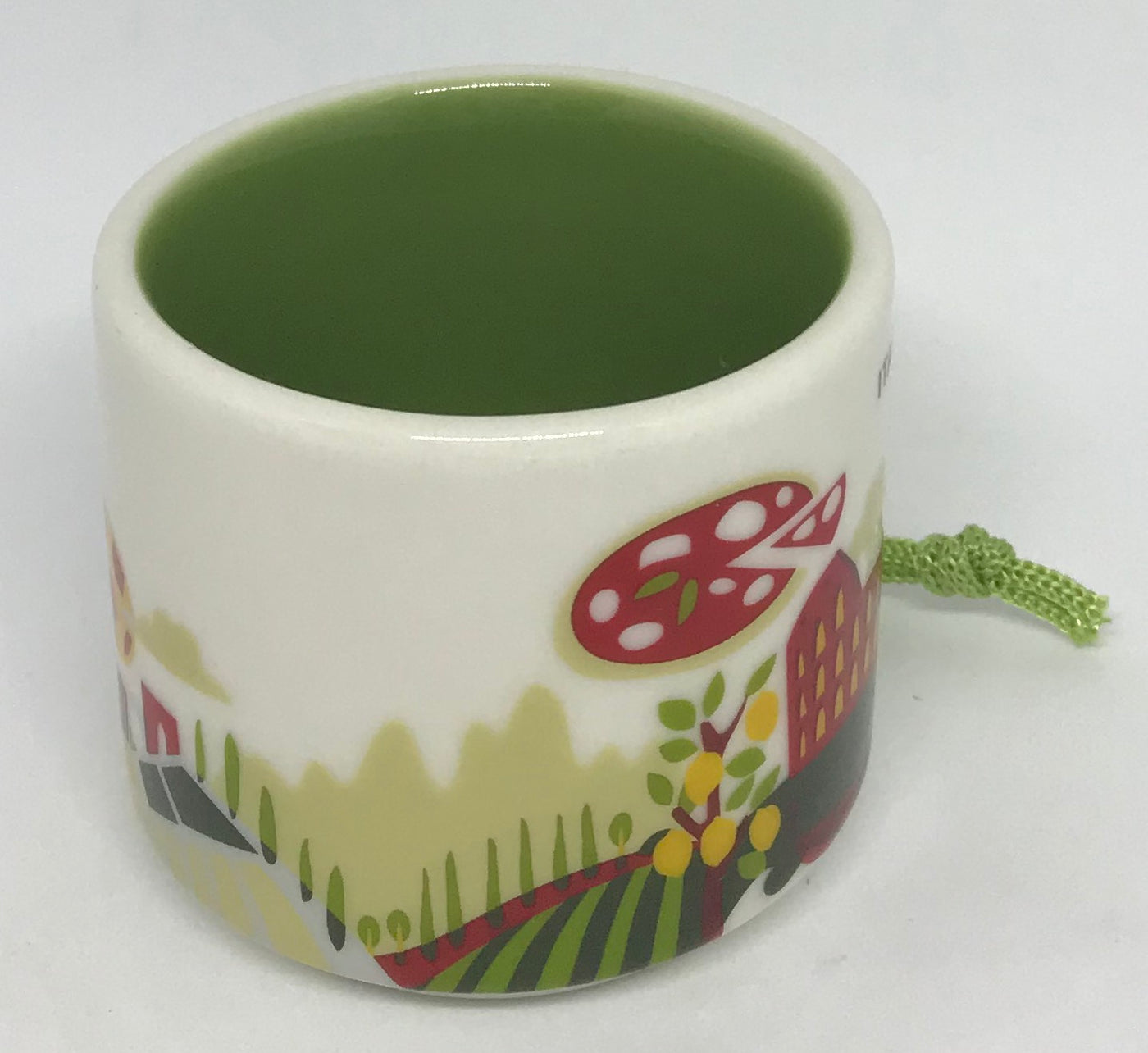Starbucks Coffee You Are Here Italy Ceramic Mug Ornament New with Box