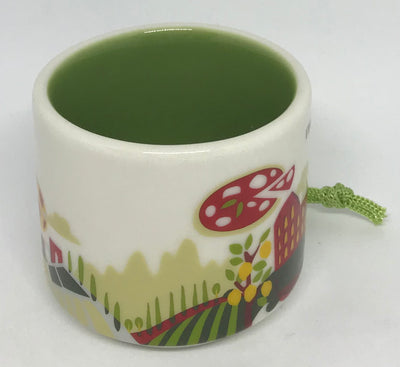 Starbucks Coffee You Are Here Italy Ceramic Mug Ornament New with Box