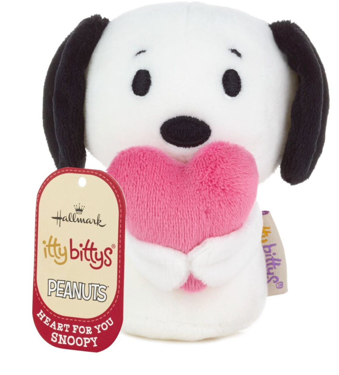 Hallmark Valentine Heart for You Snoopy Itty Bittys Plush New with Tag
