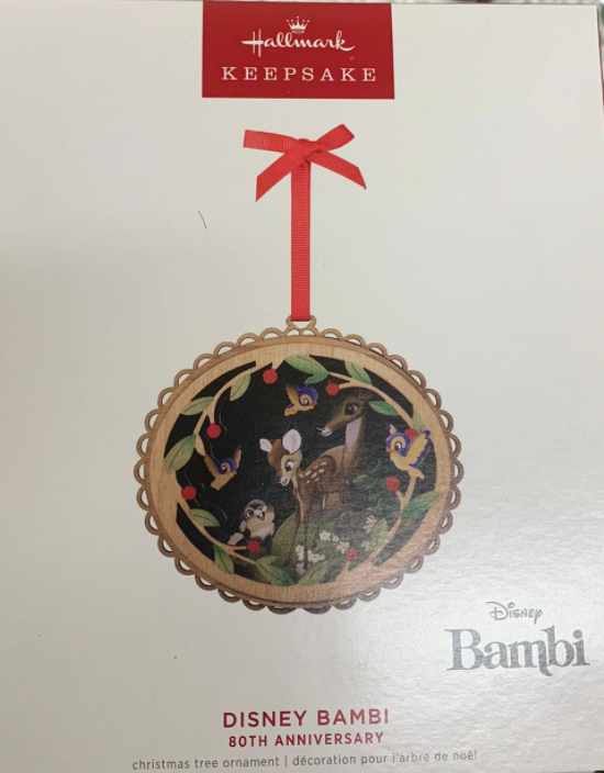 Hallmark 2022 Disney Bambi 80th Papercraft Christmas Ornament New With ...