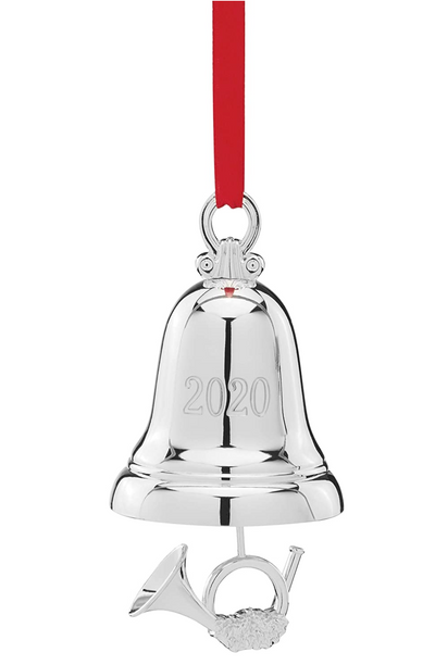 Disney Lenox 2020 Annual Silver Bell Christmas Ornament New with Box