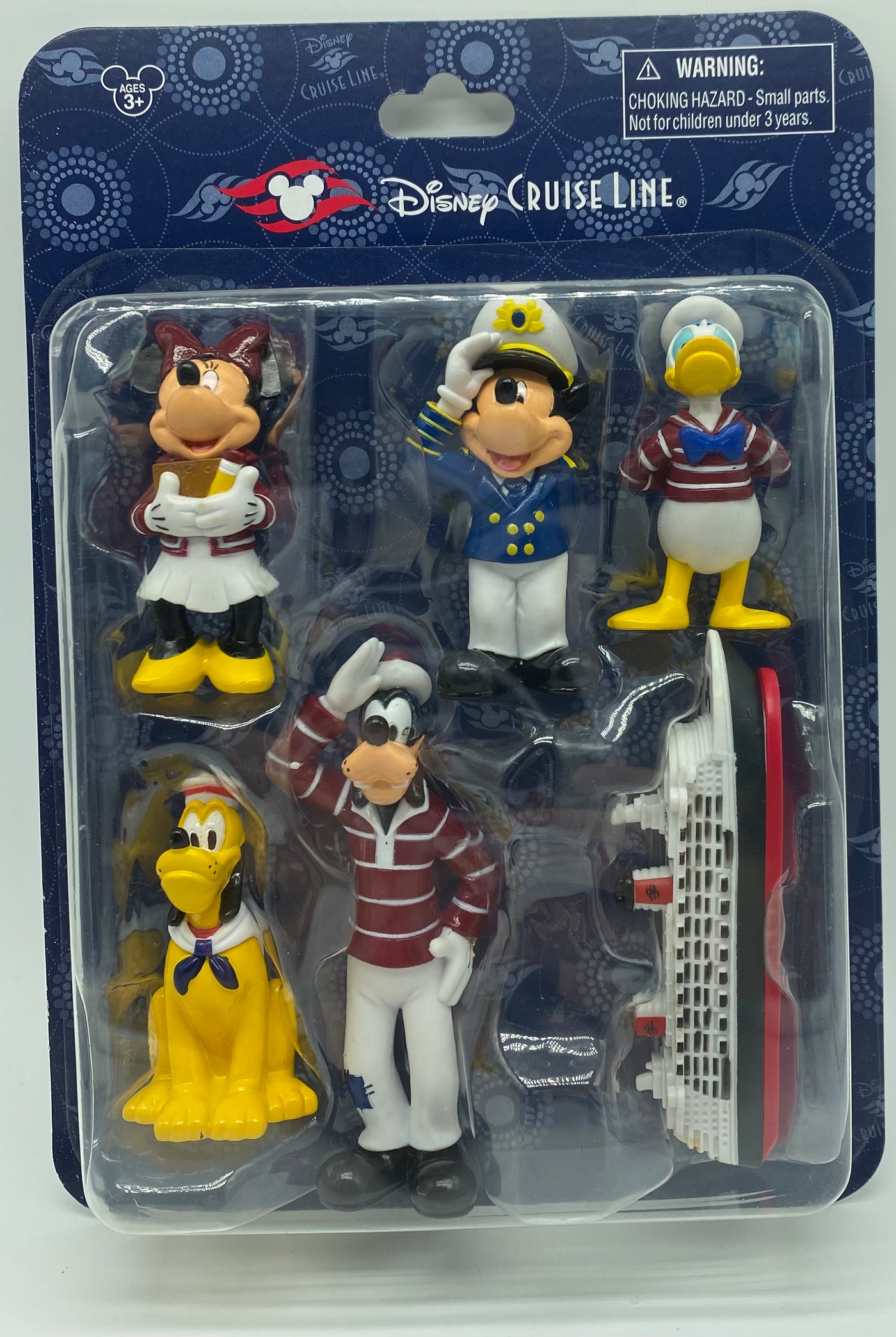 Disney Cruise Line Mickey Minnie and Friends Figurine Play Set New with Box