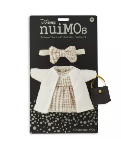 Disney NuiMOs Outfit White Coat with Tweed Dress and Crossbody New with Card