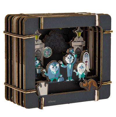 Disney Parks Haunted Mansion Paper 3D Diorama Set New Sealed