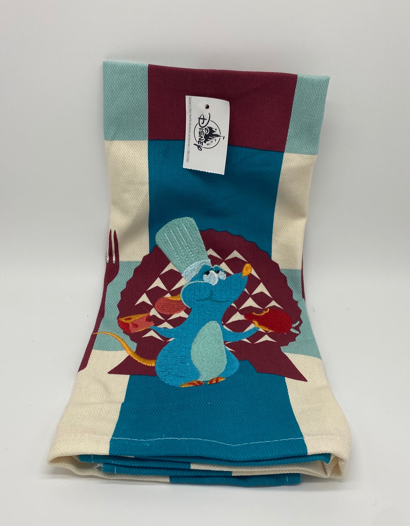 Disney Parks Epcot Food and Wine 2021 Chef Remy Dish Kitchen Towel New with Tag