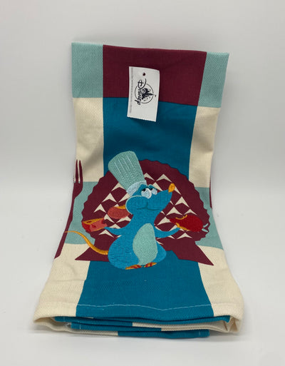 Disney Parks Epcot Food and Wine 2021 Chef Remy Dish Kitchen Towel New with Tag