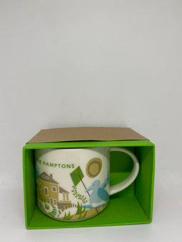 Starbucks Coffee You Are The Hamptons New York Ceramic Coffee Mug New with Box