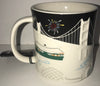 Starbucks Global Icon City Black Relief Hong Kong Ceramic Coffee Mug 16 Oz 2 New